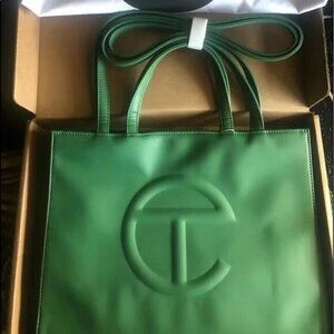 Telfar Medium Green Shopping Bag